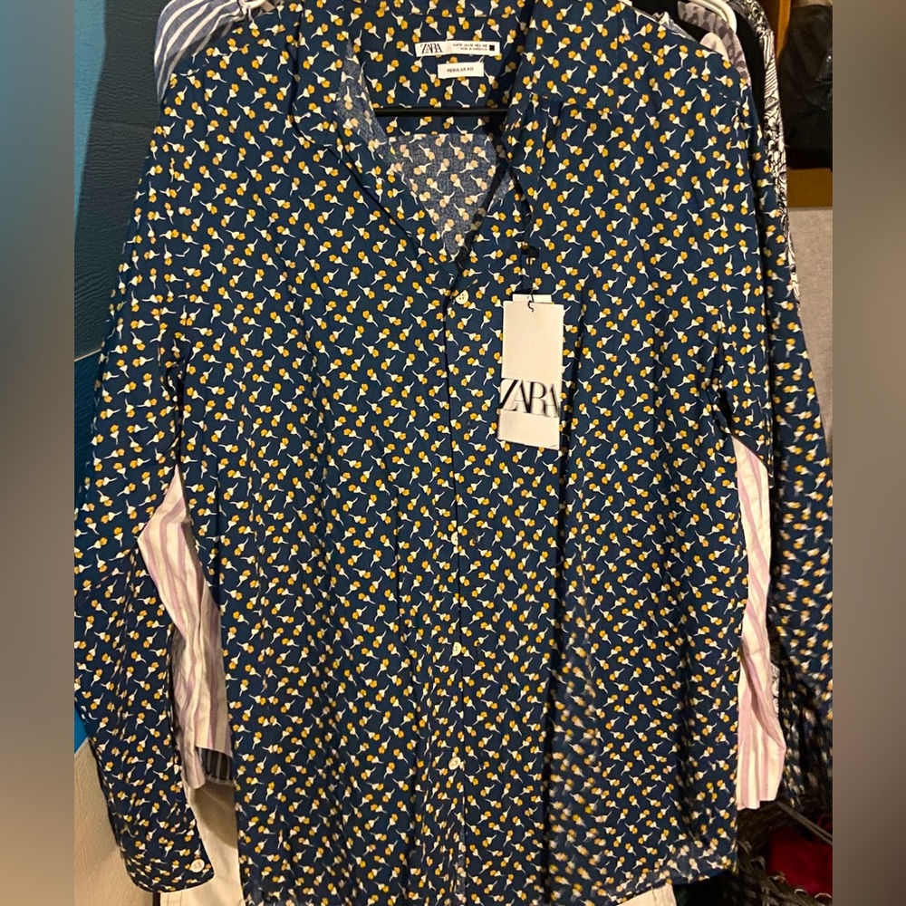 Zara button up regular fit